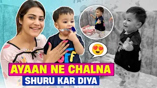 AYAAN NE CHALNA SHURU KAR DIYA | MALIK KIDS