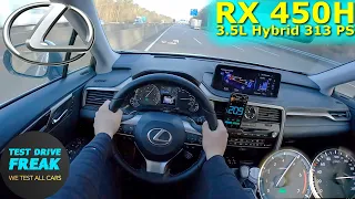 2022 Lexus RX 450h 313 PS TOP SPEED AUTOBAHN DRIVE POV