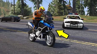 ROLE E FUGA DE BMW R1200 GS - GTA V MODS