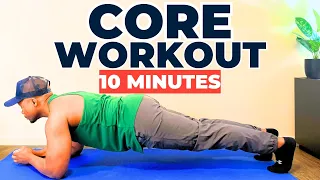 10 Minute Core Workout at Home | No More Love Handles