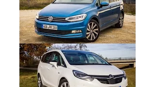 Opel Zafira 1.6Turbo vs VW Touran 1.8TSI // Review 2016 by UbiTestet