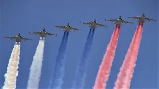 Военная авиация на Параде Победы над Красной площадью - 2018