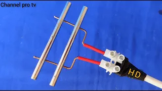 How to make a digital antenna using electric dominoes for DTV Channels