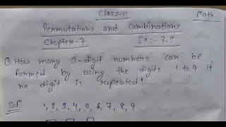 How many 3-digit numbers can be formed by using the digits 1 to 9 if no digit is repeated?