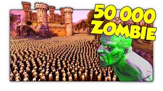 50.000 ZOMBIE ATTACCANO LA FORTEZZA FORTIFICATA! - Ultimate Epic Battle Simulator ITA (UEBS)