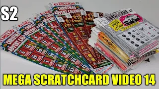 SCRATCHCARD MEGA VIDEO 14 S2 £300