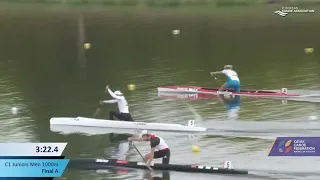 C1 Jun Men 1000 Final A  | 2023 ECA Paracanoe and Junior / U23 Canoe Sprint European Championships