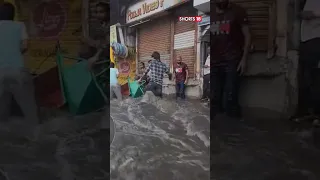 Mumbai Rain News Today |  Citizens Help Each Other Wade Through Waterlogged Roads | #viral #trending