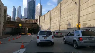 Midtown Tunnel to Lincoln Tunnel (Queens NYC to Weehawken NJ) - Manhattan Crossing Westbound