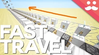 Fast Transport in Minecraft! [Works with Mobs!]