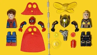 LEGO What...if? | Zombie Hunter Spider-Man & Wasp | Unofficial Minifigure | Marvel