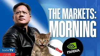 The Markets: Morning❗ May 22 -Live Trading $NVDA TONIGHT! $GME $TSLA $TGT $PDD (Live Streaming)