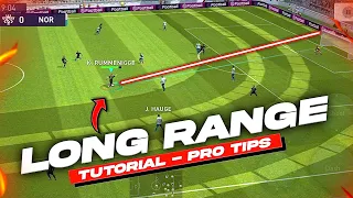 How to Score LONG RANGE GOALS Easily🔥 - TUTORIAL PES Mobile