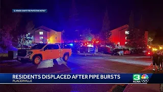 Placerville senior apartments evacuated after pipe bursts