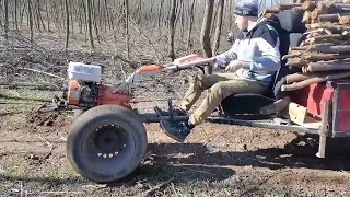 Motocultor/Motosapa Ruris 731 ACC lucreazã bine si în pâdure!