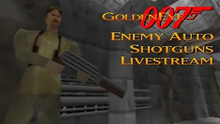 GoldenEye 007 N64 - Enemy Auto Shotguns - Real N64 capture (UltraHDMI)