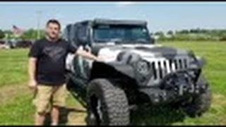 2016 Wrangler Unlimited Geo Camo Kevlar Spray, 37" tires 4" lift