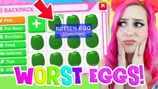 I Opened the WORST EGGS in Adopt Me Trying to Get LEGENDARY PETS! SUPER LUCKY! Roblox Adopt Me