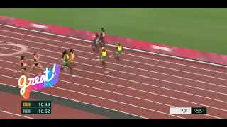 Jamaica Sweeps Tokyo Olympics Women 100M Final Medal - Please Subscribe