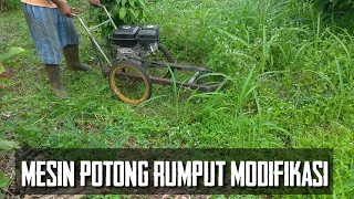 Mesin potong rumput modifikasi