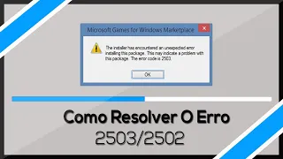 COMO RESOLVER OS ERROS (2503 e 2502) AO TENTAR INSTALAR ALGO NO SEU COMPUTADOR!