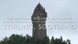 The National Wallace Monument, Stirling, Scotland🏴󠁧󠁢󠁳󠁣󠁴󠁿 Tour from base to top [4K]
