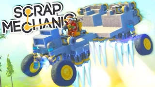 Scrap Mechanic - Супер-быстрый и летающий Багги! #2