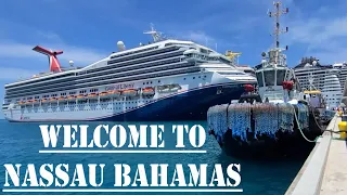 Nassau Bahamas Walk-Around Tugboats, Market, Beach, Shopping, Ships, Shells Carnival Sunshine Port