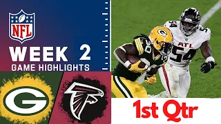 Green Bay Packers vs. Atlanta Falcons Full Highlights 1st QTR | NFL Week 2, 2023