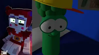 Why can't Circus Baby/Junior Asparagus Sleep? Minecraft/Veggietales Comparison