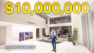 INSIDE A $10,000,000 PENTHOUSE WITH A PRIVATE POOL IN DUBAI | AL HABTOOR CITY | PROPERTY VLOG 81