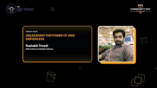 AWS Community Day Vadodara 2024: Session by Mr. Rushabh Trivedi