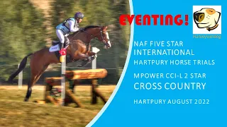 Cross Country Action from the CCI-L 2* at the NAF 5 Star International Hartpury Horse Trials 2022