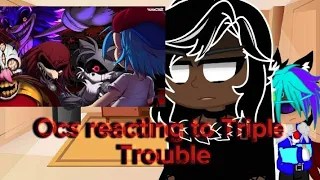 Oc reacts to FNF Sonic.EXE Triple Trouble| Introducing the 4 Mythicals :D✨