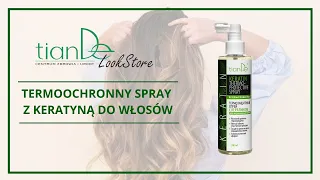 Termoochronny spray z keratyną do włosów farbowanych | TianDe LookStore Jaworzno