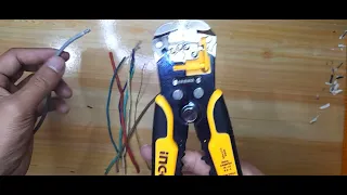 Ingco Automatic Wire Stripper / HWSP102418 / Review #ingco