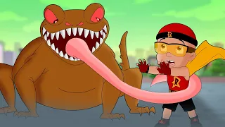 Mighty Raju - The Monster Lizard | Cartoons for Kids in YouTube | Hindi Kahaniya