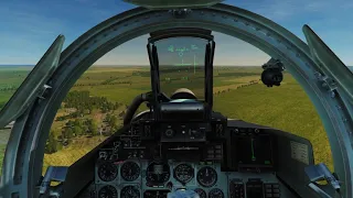 DCS Су27 форсированный разворот на 360 за 17 сек