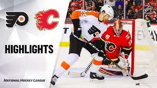 NHL Highlights | Flyers @ Flames 10/15/19