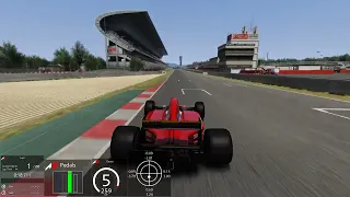 Assetto Corsa Barcelona GP Ferrari 643 1991 ASR v1.0d World Record 1:24.158 Chase Cam