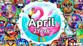 BEST AGARIO GAMEPLAYS & MOMENTS OF APRIL 2022 ( Agar.io Solo Compilation )