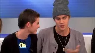 Justin Bieber Surprises Teen Who Survived Home Explosion -- The Doctors
