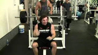 405lb bench press max, second attempt 420lbs