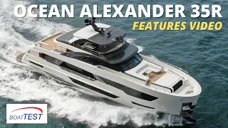 Ocean Alexander 35R (2022) - Features Video by BoatTEST.com