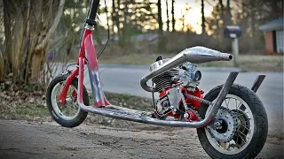 Free 2 Stroke Race Scooter Build Part 1