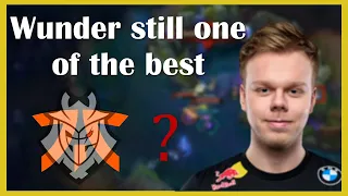 Wunder being the best EU Toplaner for 8mins straight