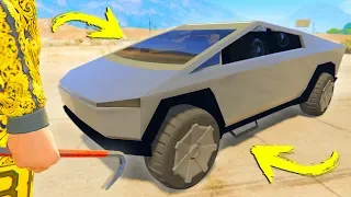 НАШЕЛ НОВУЮ TESLA CYBERTRUCK В ГТА 5 ОНЛАЙН ! - БИТВА ВОРОВ В GTA 5 ONLINE