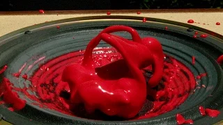 Non-Newtonian Fluid in Slow Motion - The Slow Mo Guys