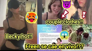 BECKY hot!🥵 Freen se cae en vivo!?😱Couple clothes!🔥 #Freenbecky #GAP