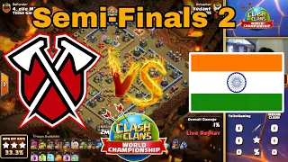 Semi-Final 2 | Indian clashers VS Tribe Gaming | coc world championship 2021